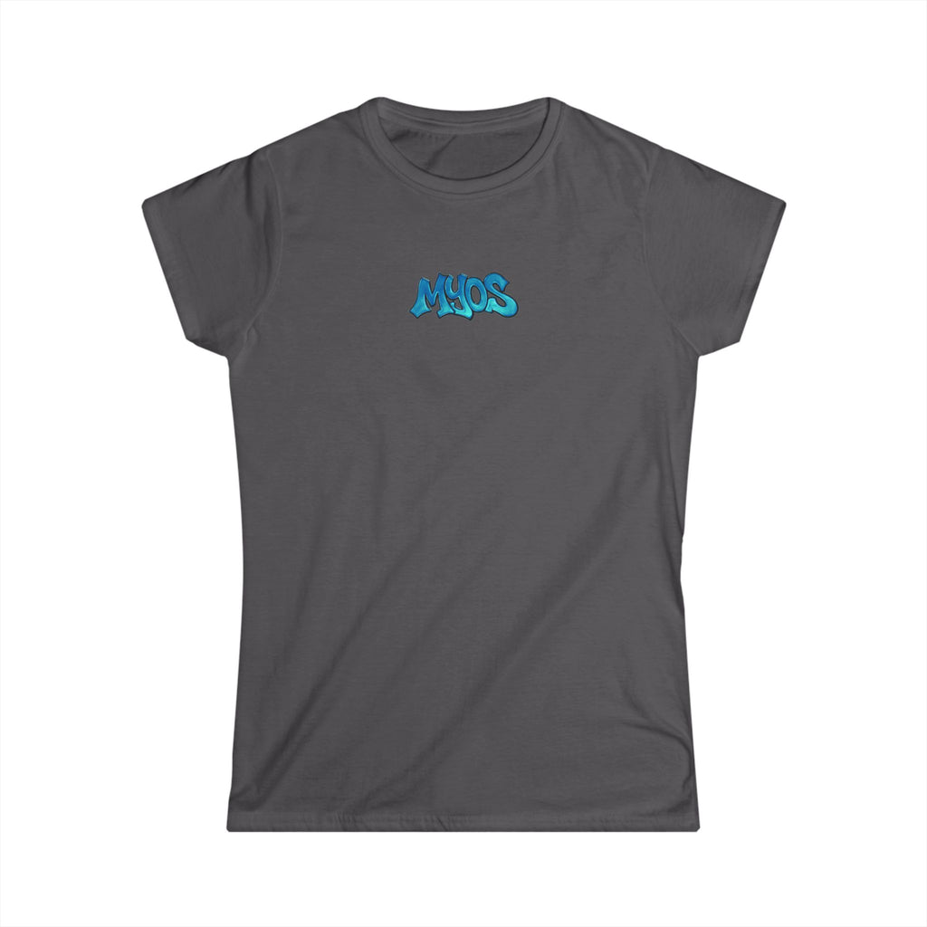 Women's T-shirt Mixed blue logo