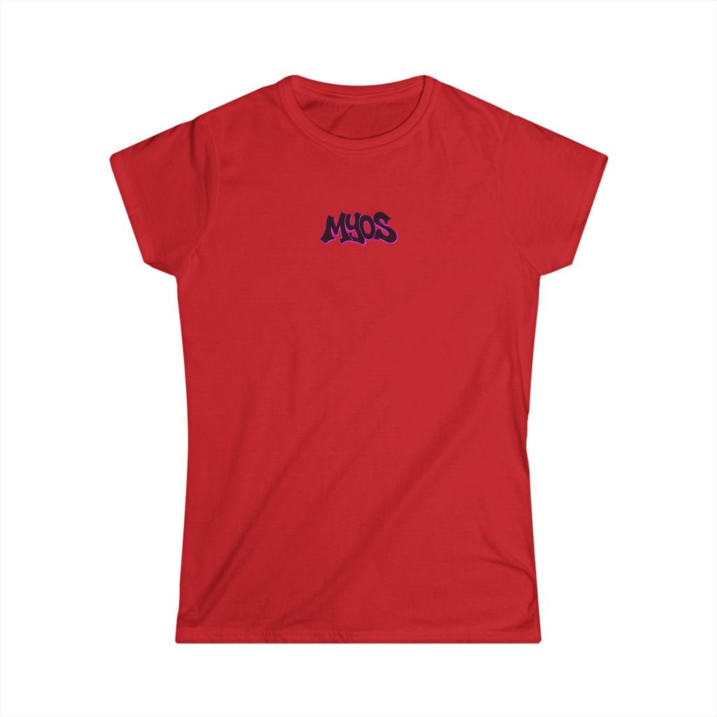 Women's T-shirt Black/Pink logo
