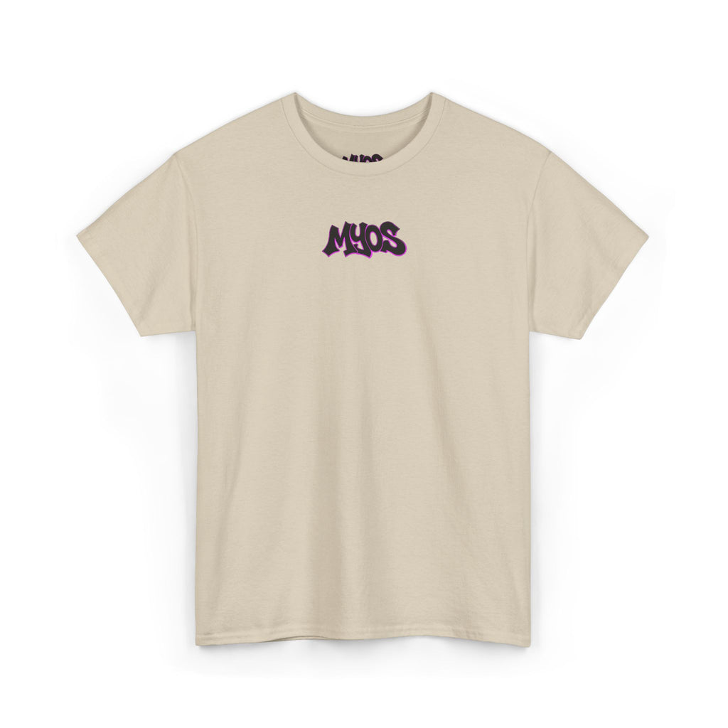 Men's T-shirt MYOS Black/Pink Logo