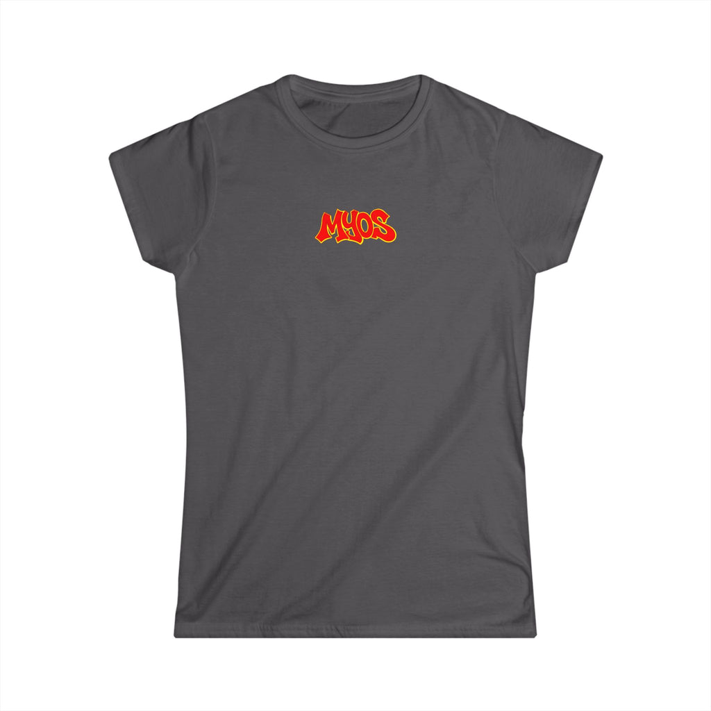 Women's T-shirt Red/Yellow logo