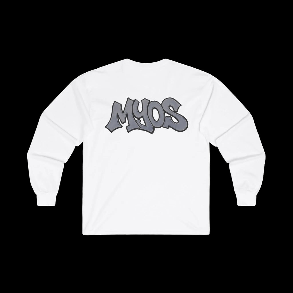 Long Sleeve Tee Grey Streetwear Logo