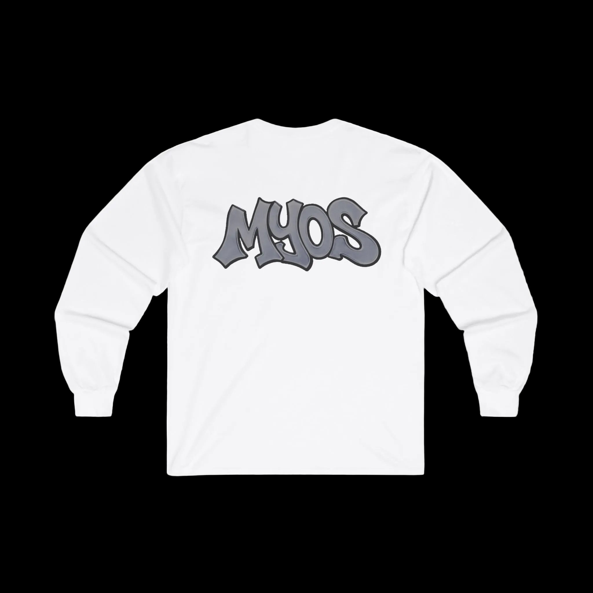 Long Sleeve Tee Grey Streetwear Logo