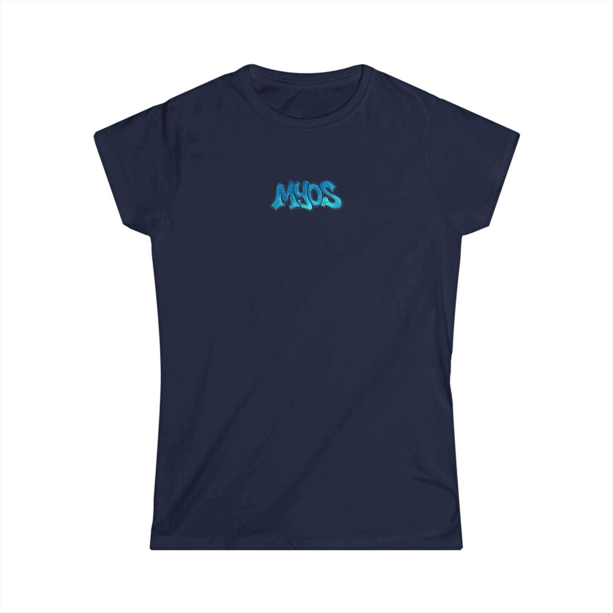 Women's T-shirt Mixed blue logo