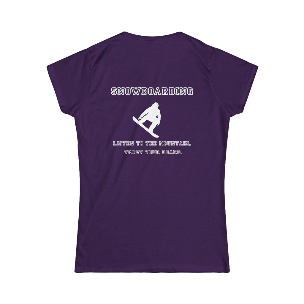 Women's T-shirt Snowboarding