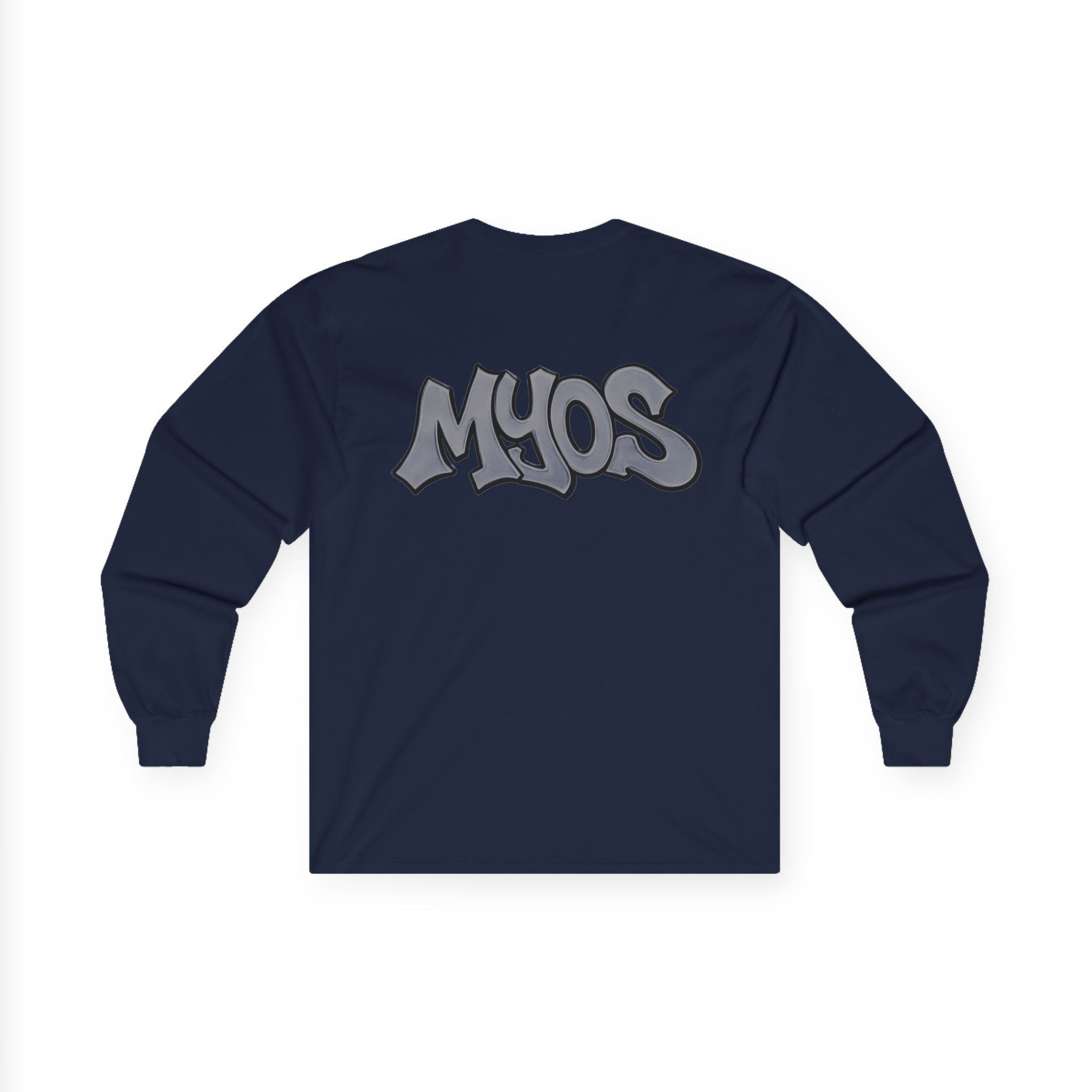 Long Sleeve Tee Grey Streetwear Logo