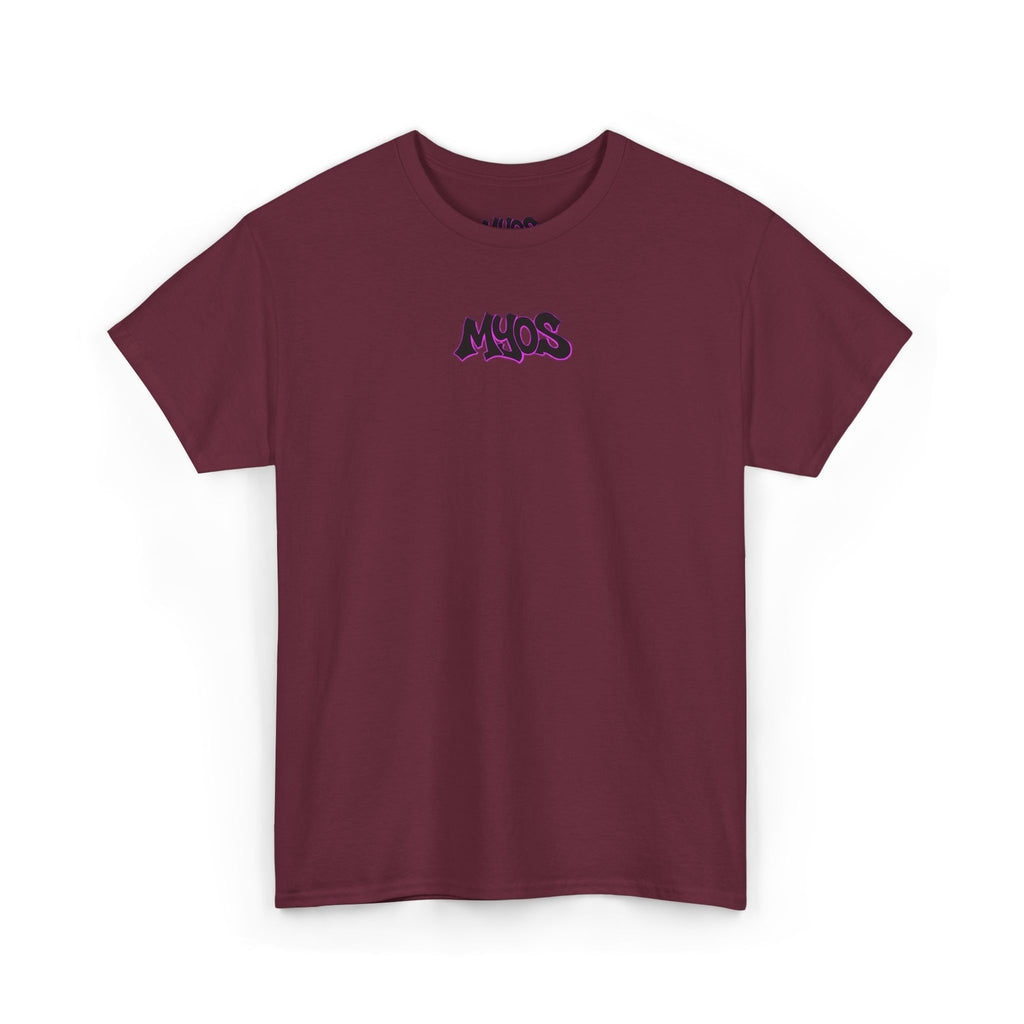 Men's T-shirt MYOS Black/Pink Logo