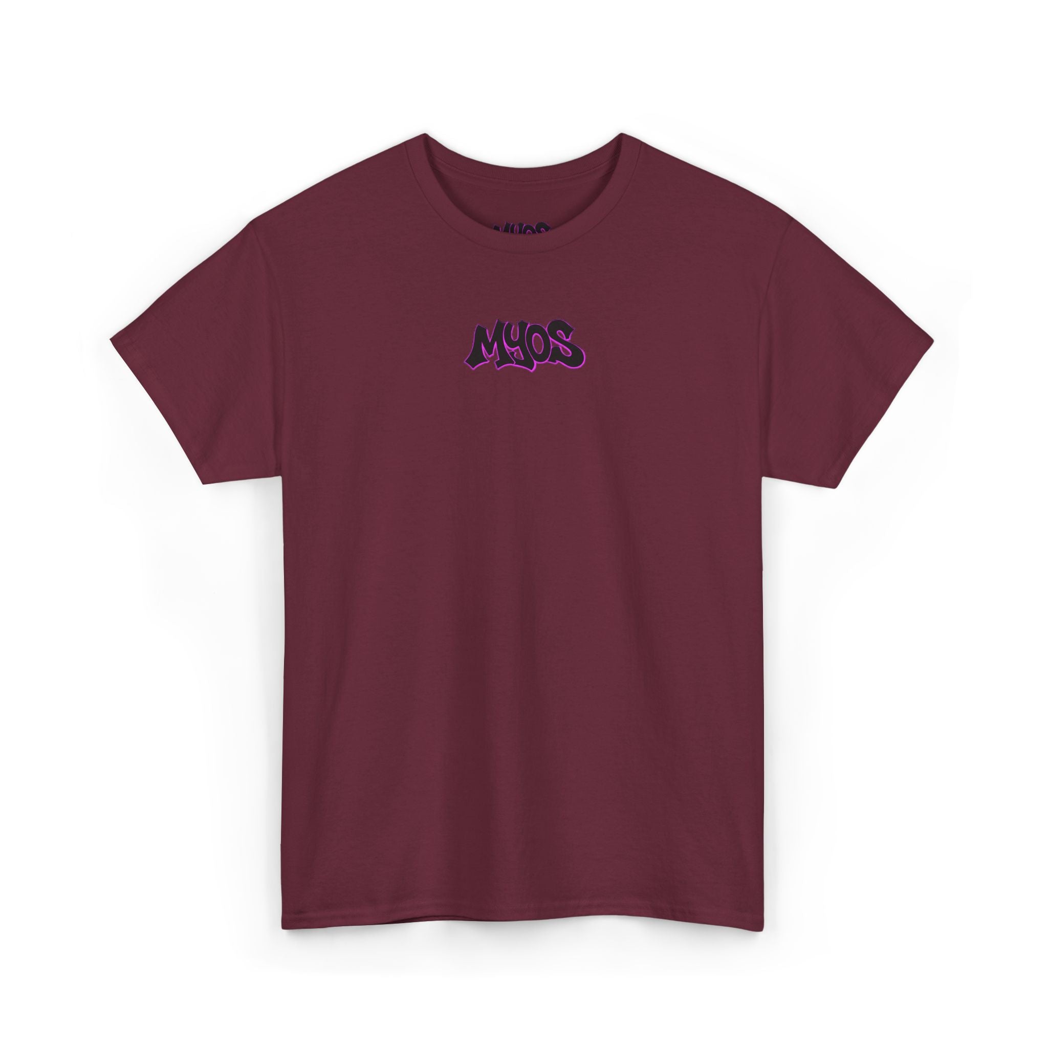 Men's T-shirt MYOS Black/Pink Logo