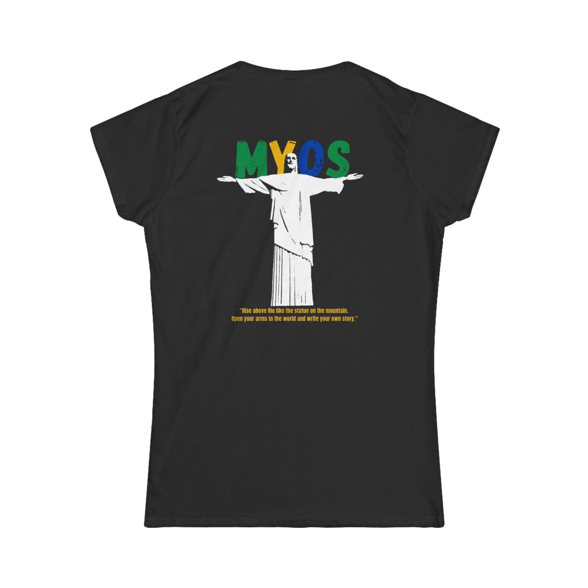 Women's T-shirt Christ Statue Rio