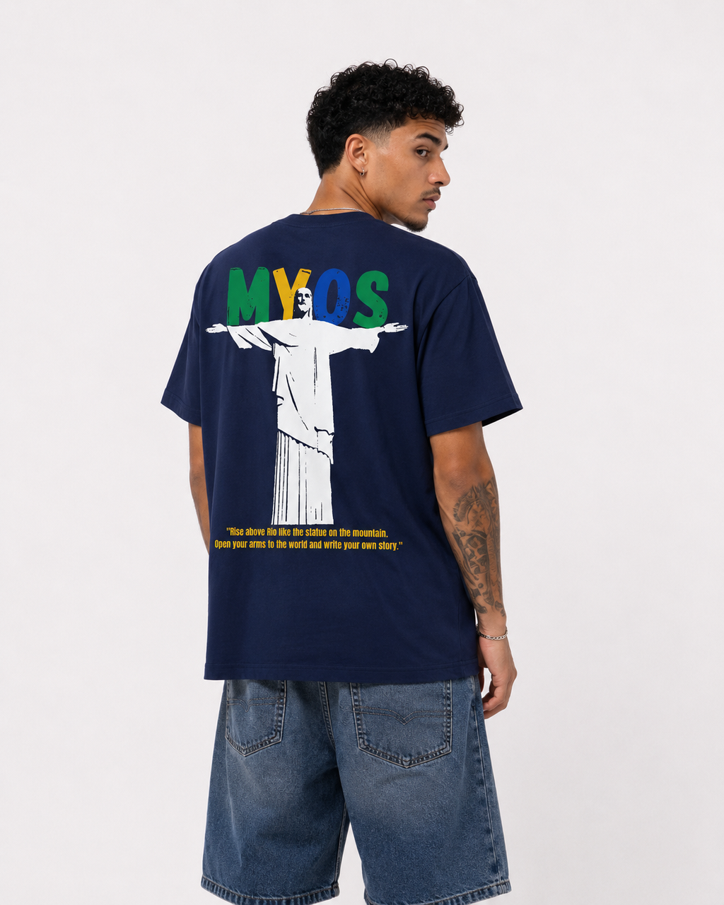 Men's T-shirt Christ Statue Rio